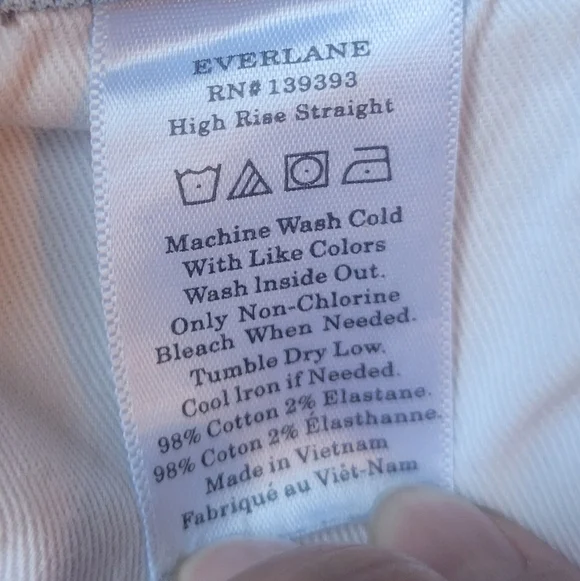 EVERLANE Womans Blue Jeans Sz28 - Picture 8 of 8